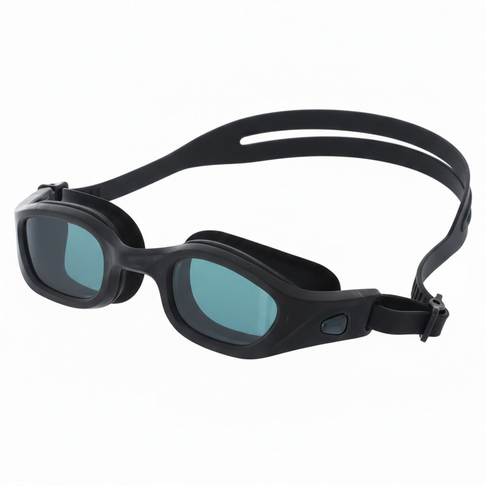 Aropec Soft Silicone Adult Swimming Goggles Black