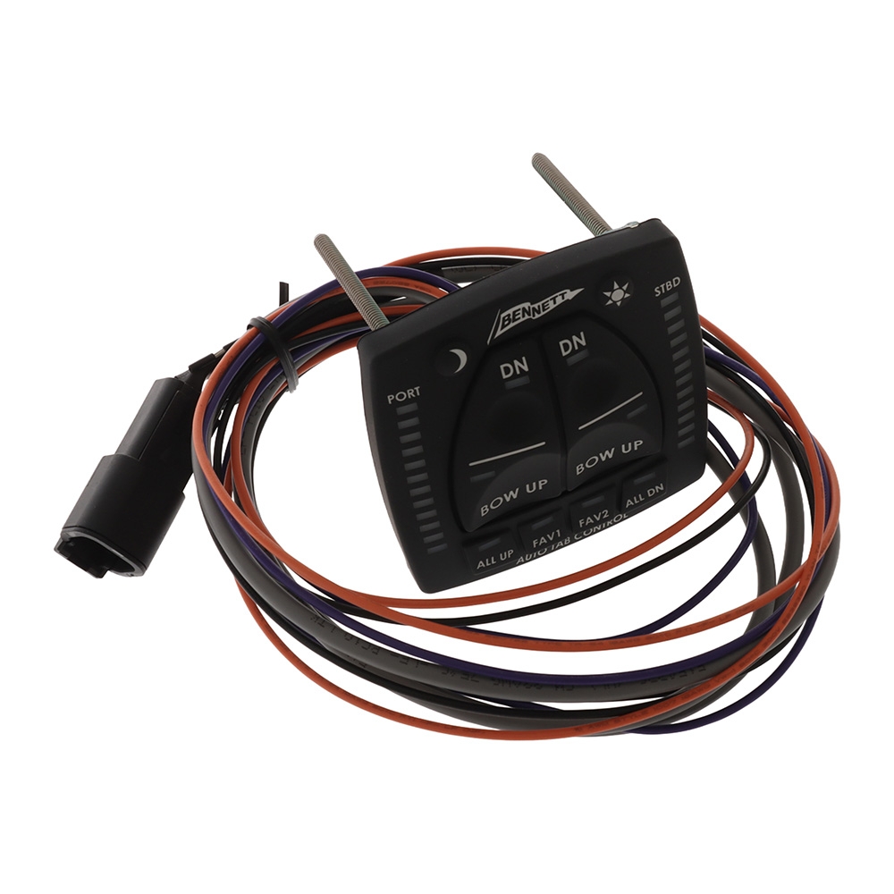 Bennett Bolt Electric Trim Tab Kit - Complete Set with Auto Trim Pro 12x9in