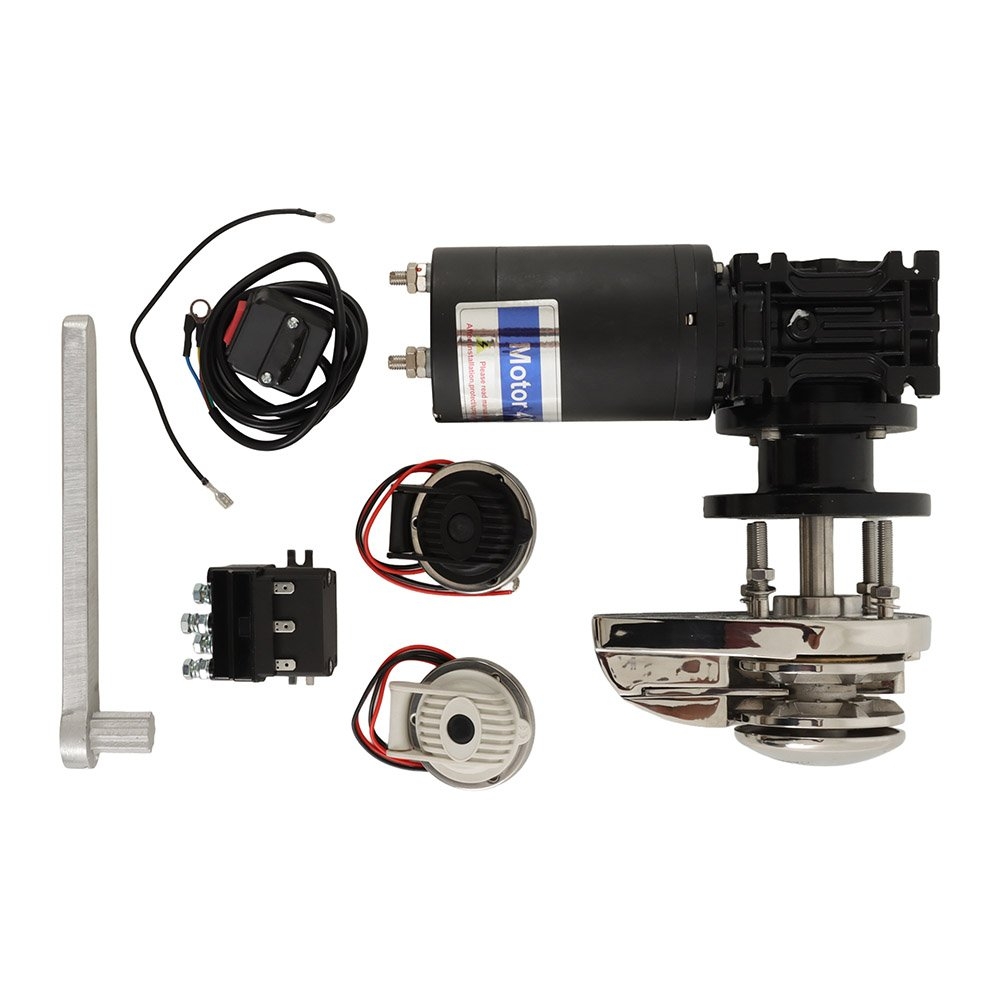 Vertical Anchor Windlass Winch Low Profile 12V/ 24V Suits DIN 766 Chain