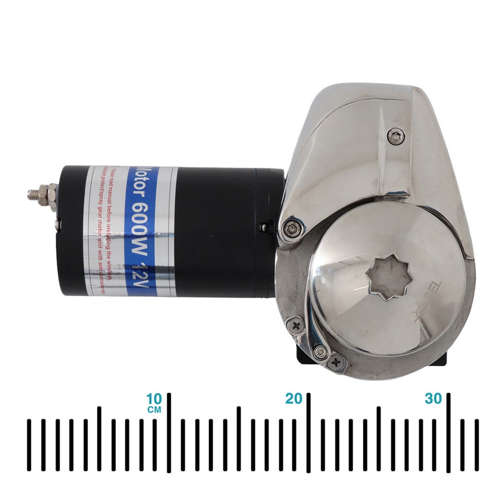 Abel Vertical Low Profile Anchor Windlass 600W 12V - Suits DIN766 Chain