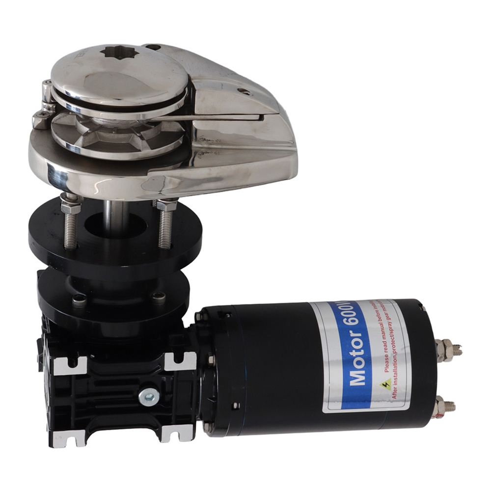 Abel Vertical Low Profile Anchor Windlass 600W 12V - Suits DIN766 Chain