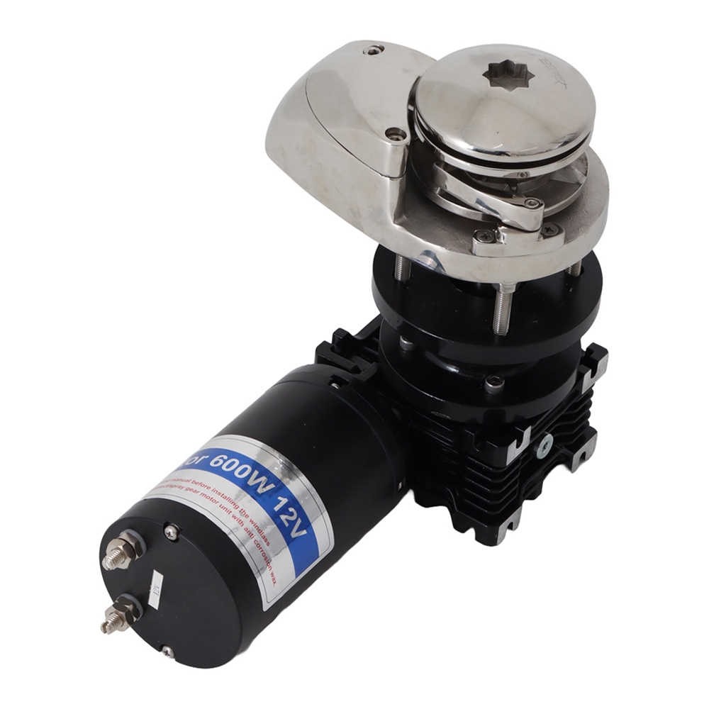 Abel Vertical Low Profile Anchor Windlass 600W 12V - Suits DIN766 Chain