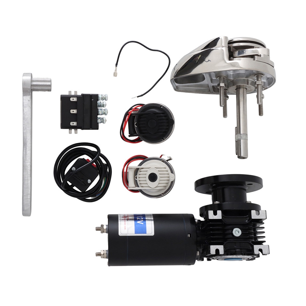 Abel Vertical Low Profile Anchor Windlass 600W 12V - Suits DIN766 Chain