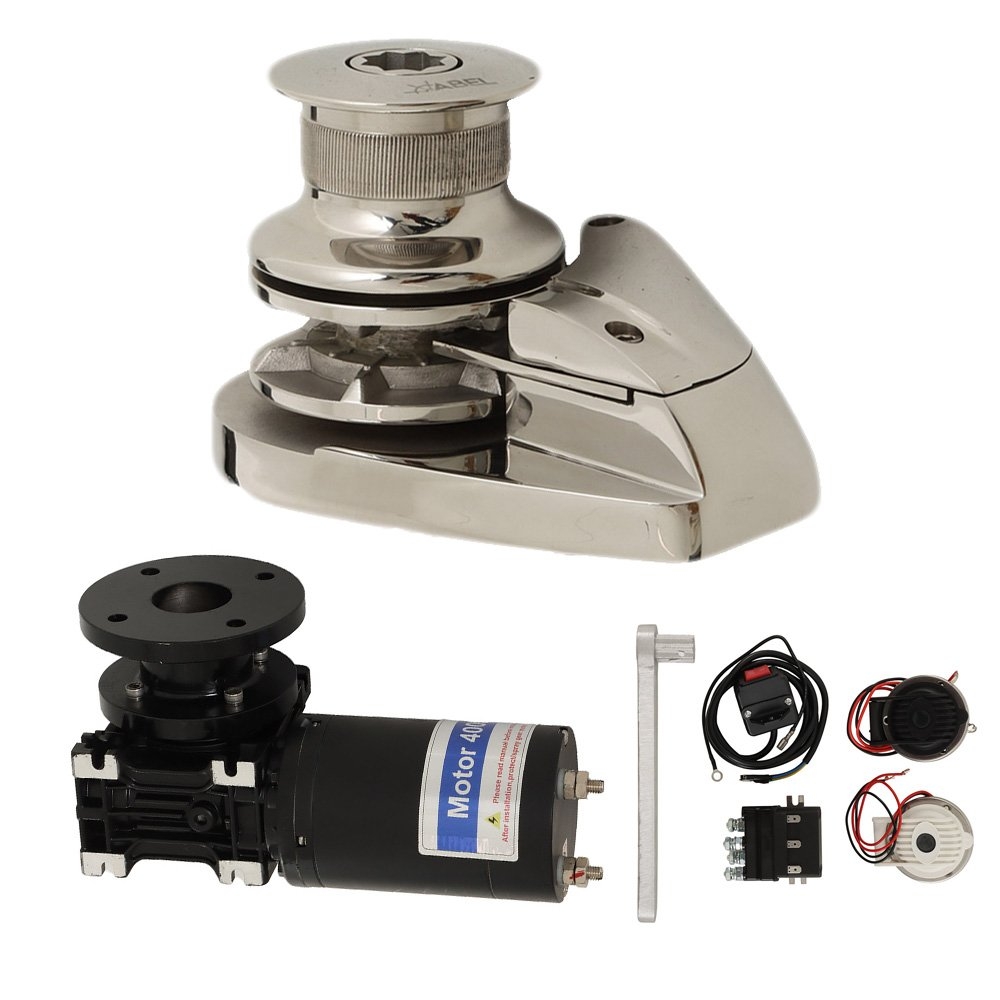 Abel Vertical Anchor Windlass with Capstan 400W 12V 6mm