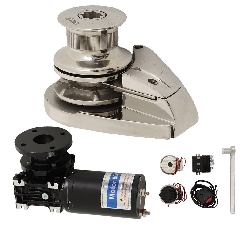 Abel Vertical Anchor Windlass with Capstan 600W 12V 6mm-7mm