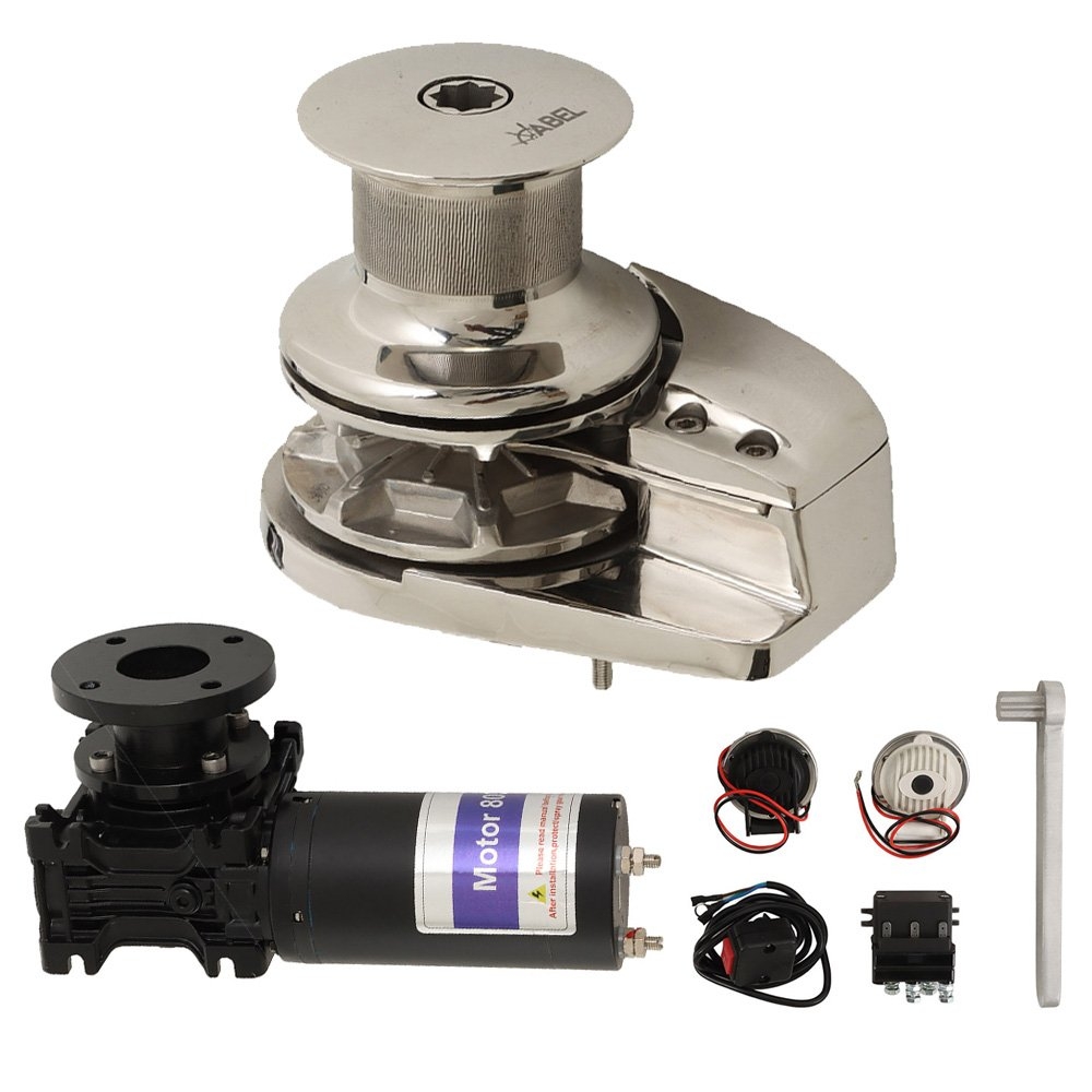 Abel Vertical Anchor Windlass with Capstan 800W 12V - Suits DIN766 Chain
