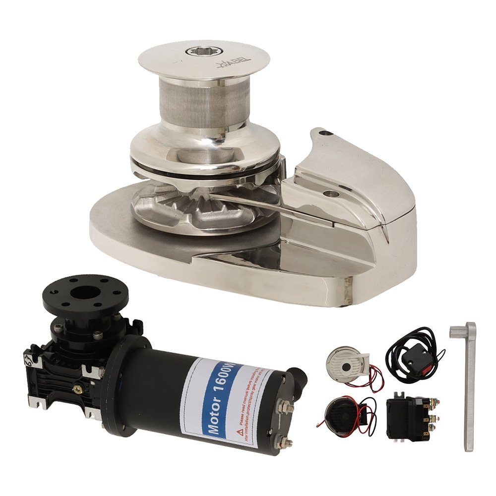 Abel Vertical Anchor Windlass with Capstan 1600W 12V - Suits DIN766 Chain