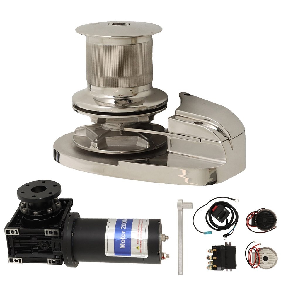 Abel Vertical Anchor Windlass with Capstan 2000W 12V