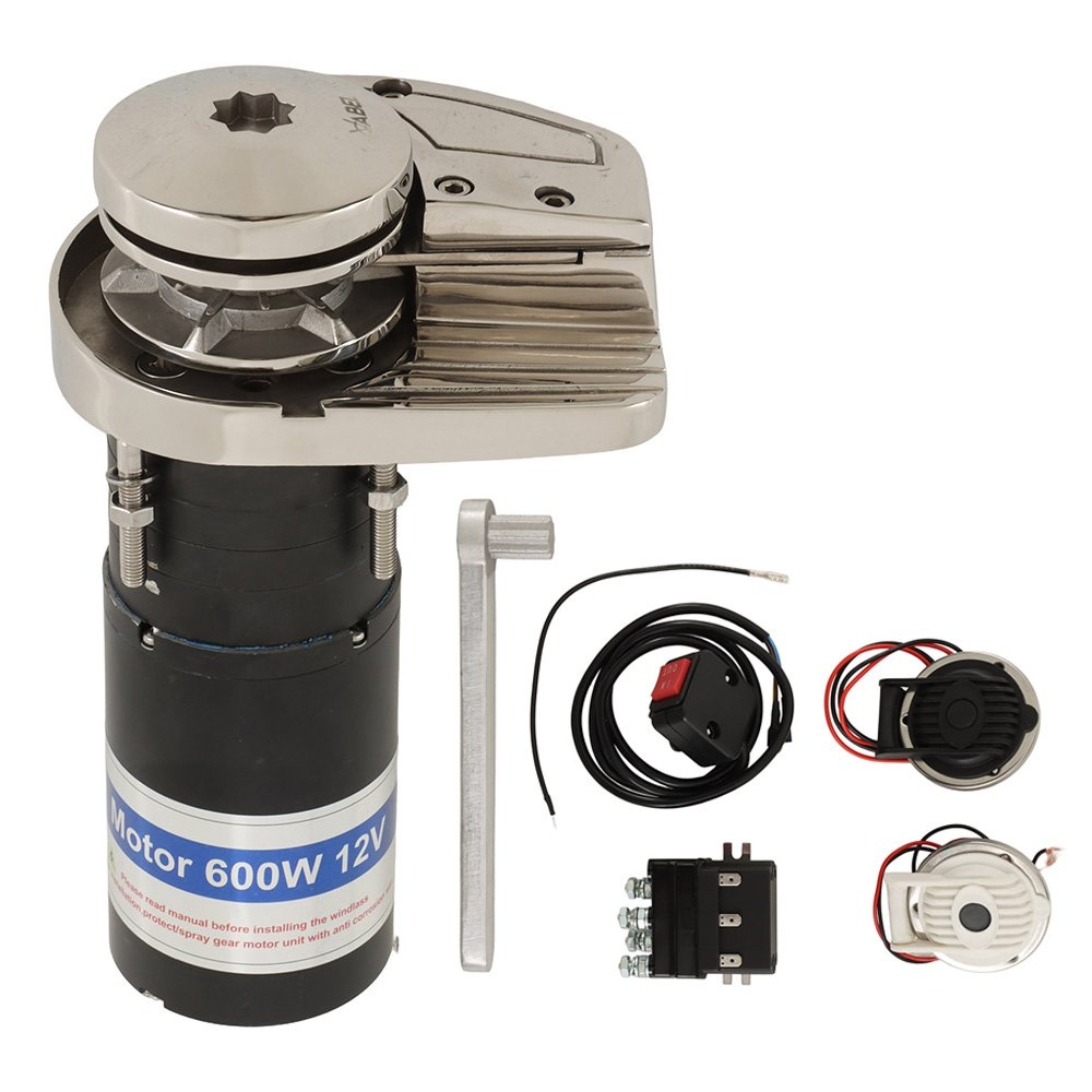 Abel Vertical Low Profile Anchor Windlass 600W 12V 6mm