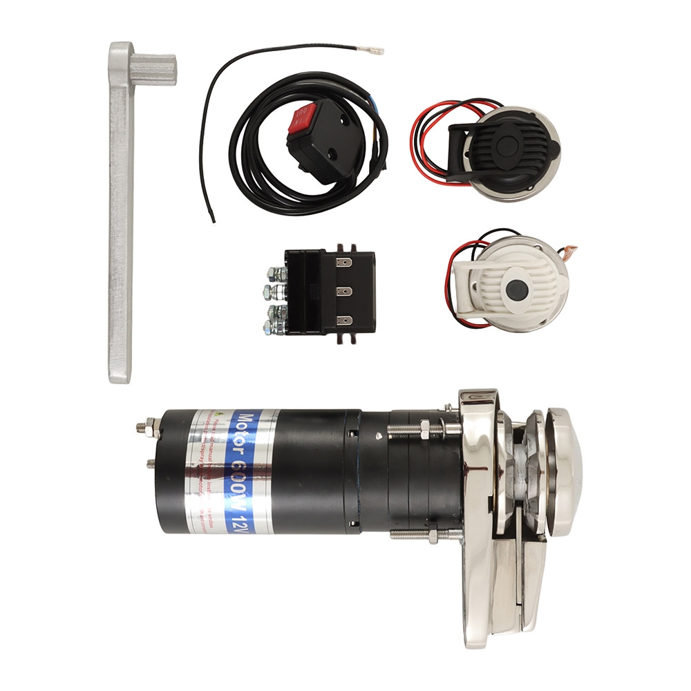 Abel Vertical Low Profile Anchor Windlass 600W 12V 6mm