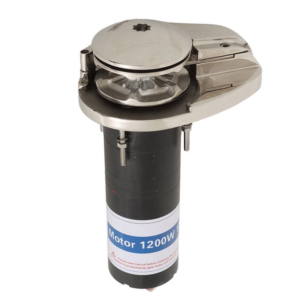 Abel Vertical Low Profile Anchor Windlass 1200W 12V 12mm - Suits DIN766 Chain