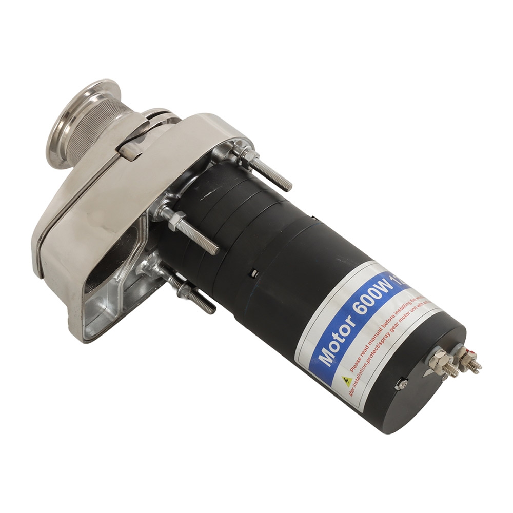 Abel Vertical Anchor Windlass with Capstan 600W 12V 6mm-7mm Chain