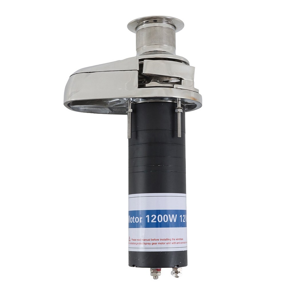 Abel Vertical Anchor Windlass with Capstan 1200W 12V - Suits DIN766 Chain