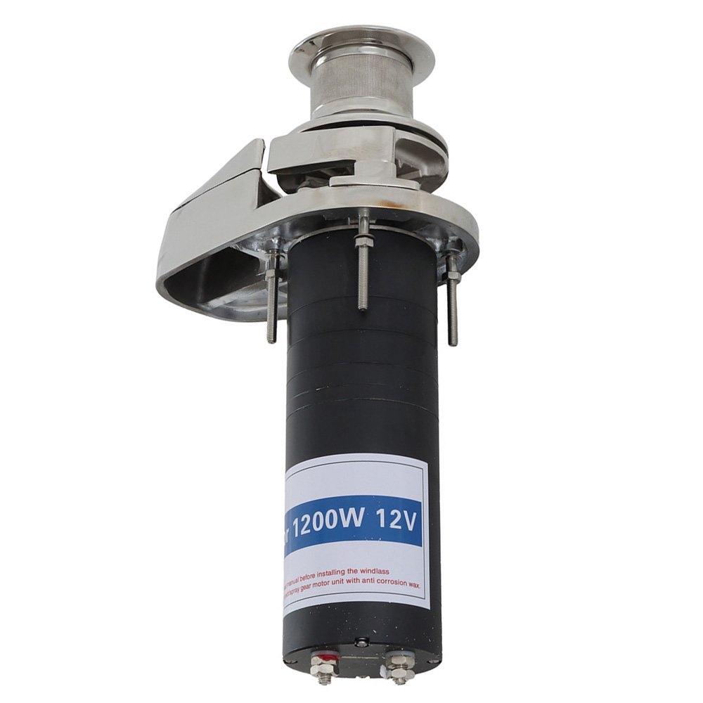 Abel Vertical Anchor Windlass with Capstan 1200W 12V - Suits DIN766 Chain
