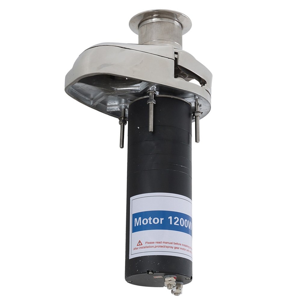 Abel Vertical Anchor Windlass with Capstan 1200W 12V - Suits DIN766 Chain