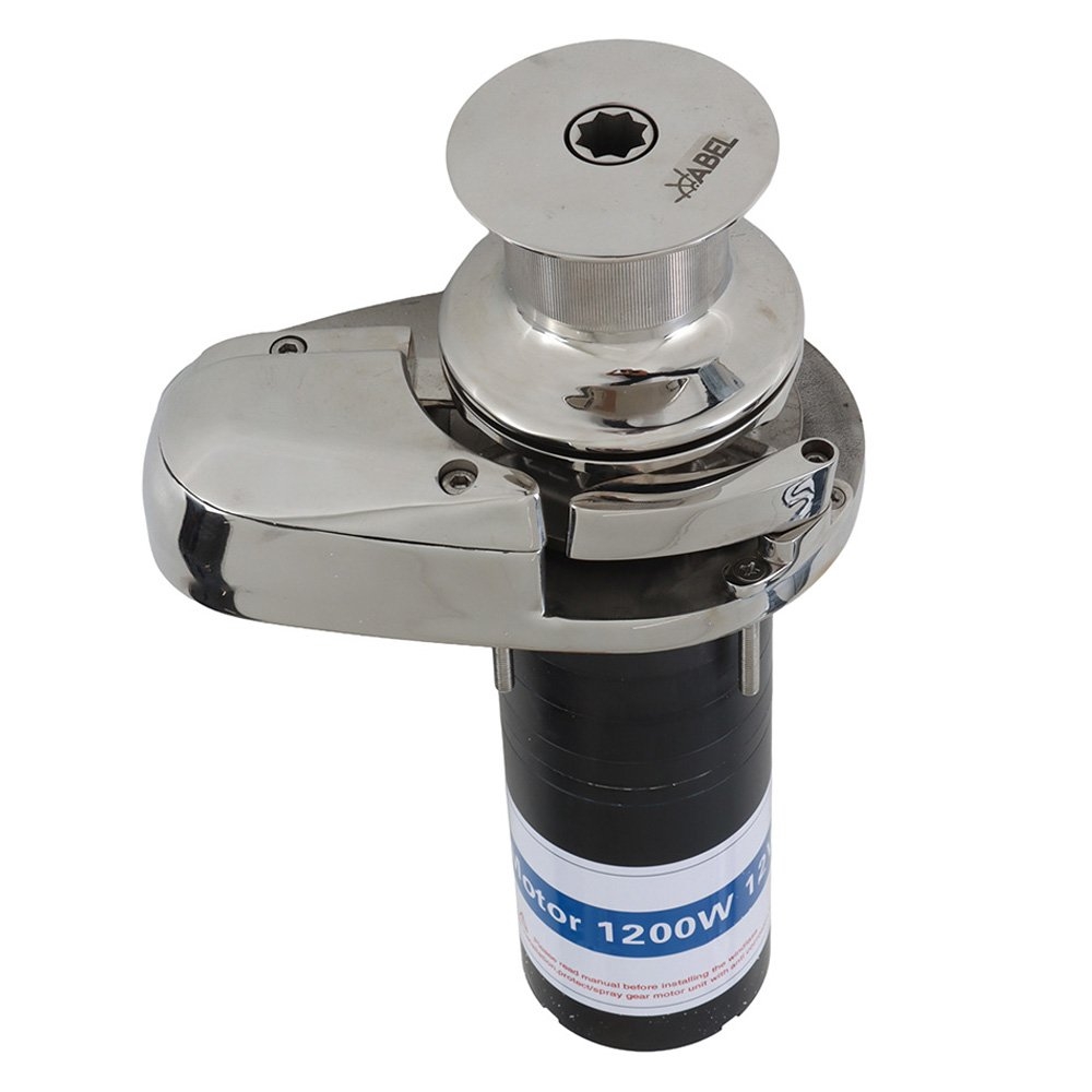 Abel Vertical Anchor Windlass with Capstan 1200W 12V - Suits DIN766 Chain