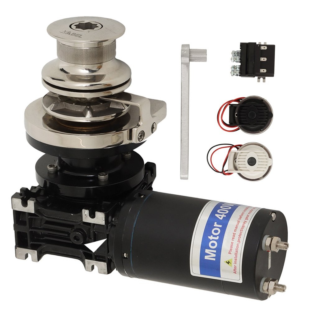 Abel Vertical Anchor Windlass with Capstan 400W 12V