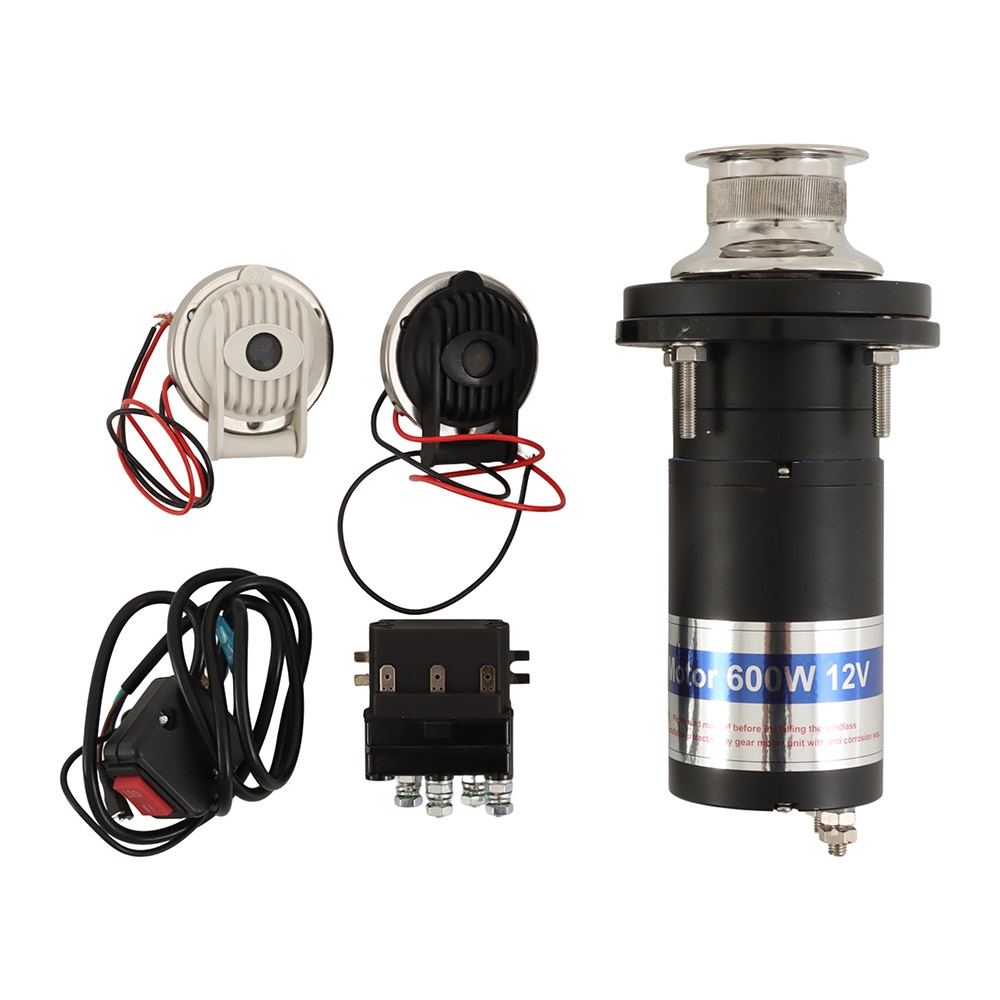 Stainless Steel Vertical Capstan Winch 12V/ 24V 600W