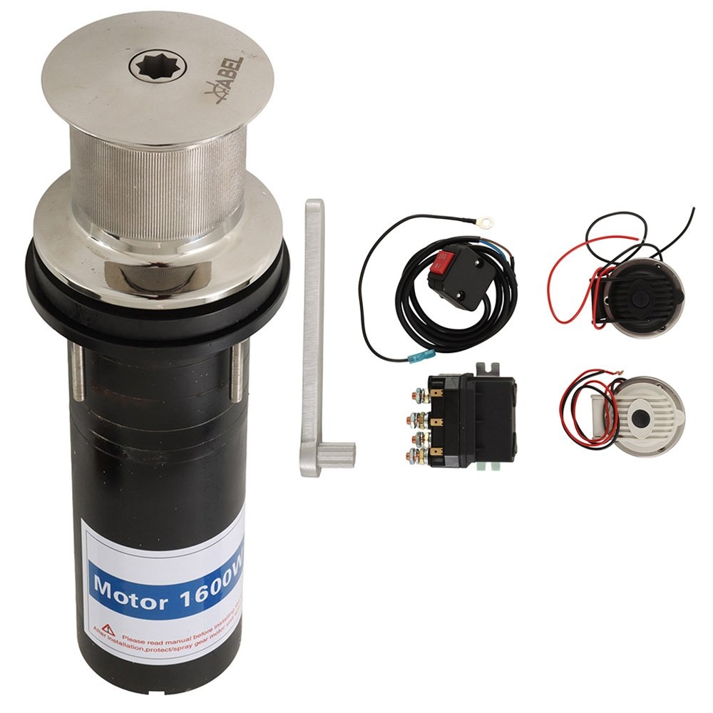 Abel Vertical In-Line Capstan Windlass 1600W 12V