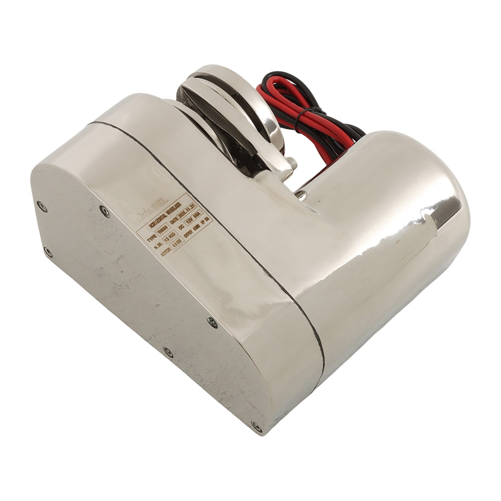 Horizontal Anchor Windlass Winch Low Profile 12V/ 24V 600W Suits DIN 766 6mm Chain