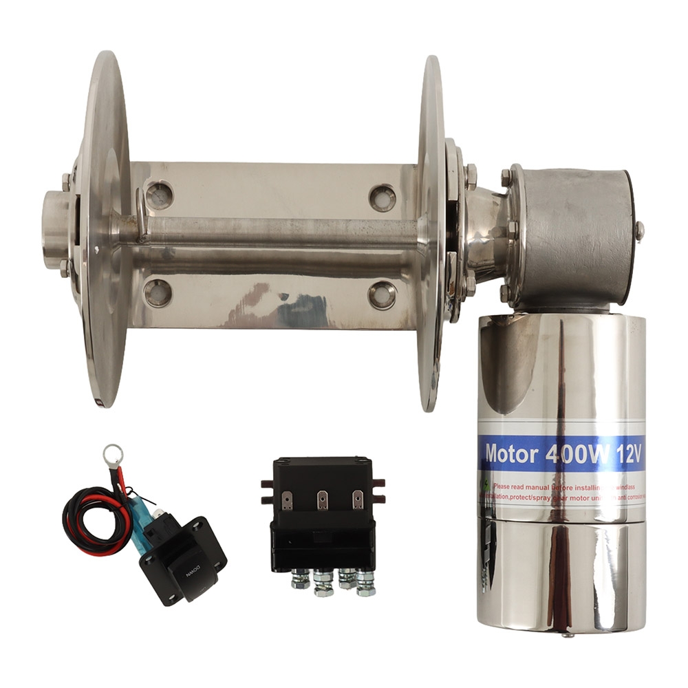 Abel Drum Anchor Winch with Stainless Steel Cover 400W 12V