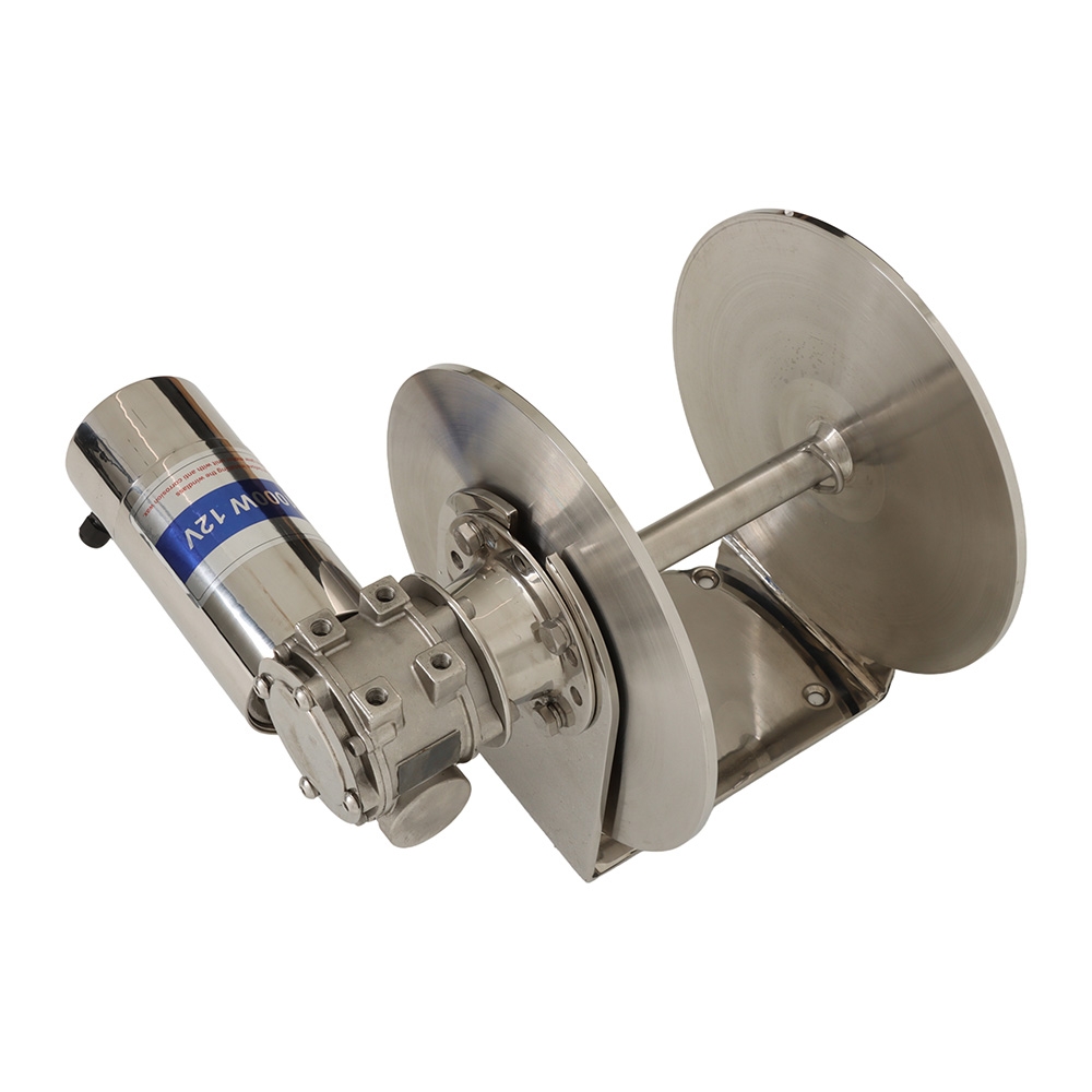 Stainless Steel Slim Series Electric Drum Winch 1000W 12V/24V