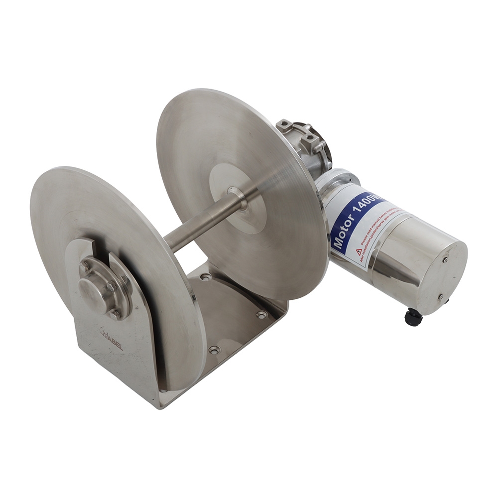 Stainless Steel Slim Series Electric Drum Winch 1400W 12V/24V