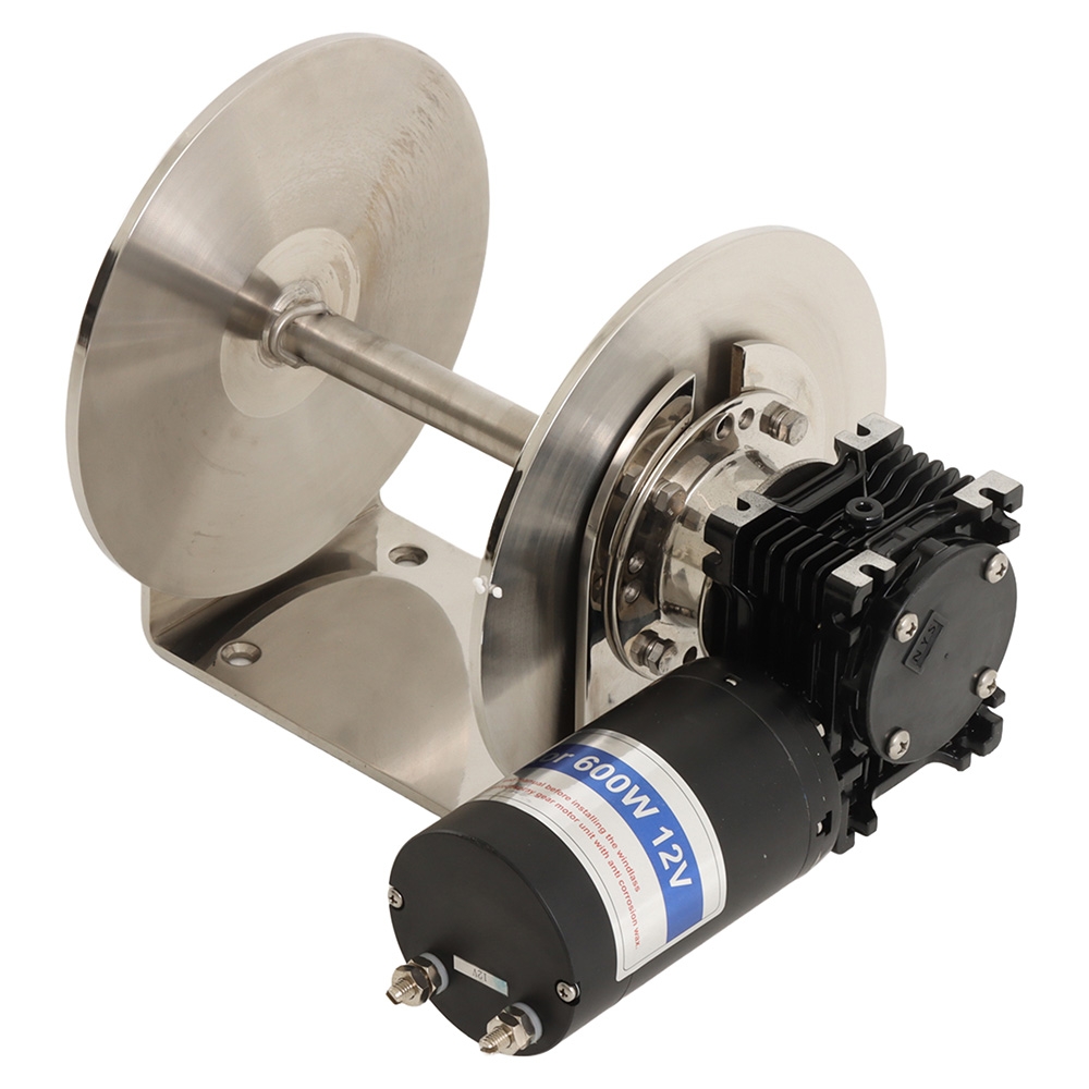 Auto Free-Fall Stainless Steel Drum Winch 600W 12V/ 24V