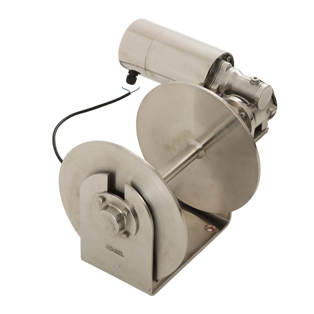 Abel Fast Fall Drum Anchor Winch with Stainless Cover 600W 12V