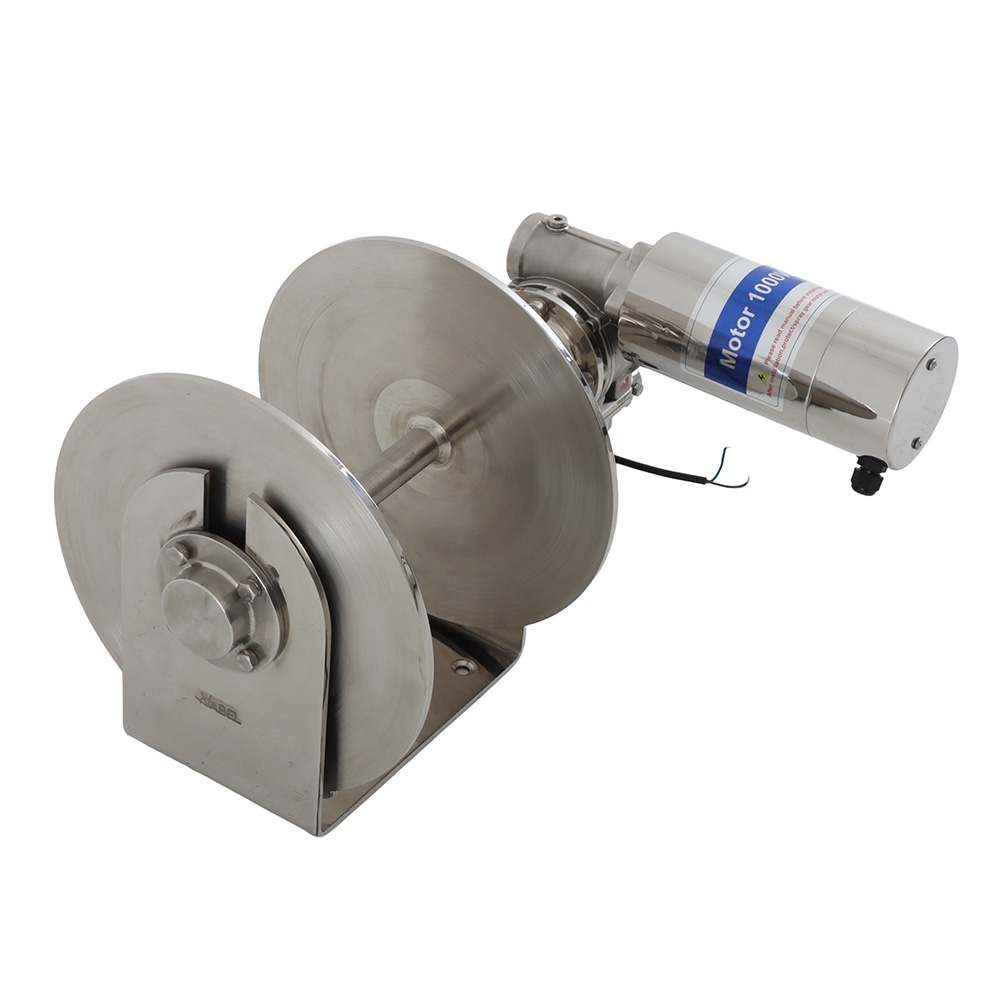 Abel Fast Fall Drum Anchor Winch with Stainless Cover 1000W 12V