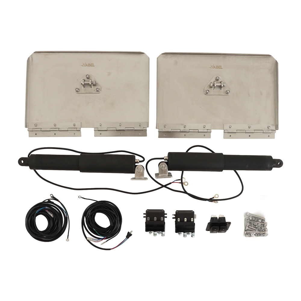 Abel Edge-Mount Electric Trim Tab Kit 12V 10 x 16in 