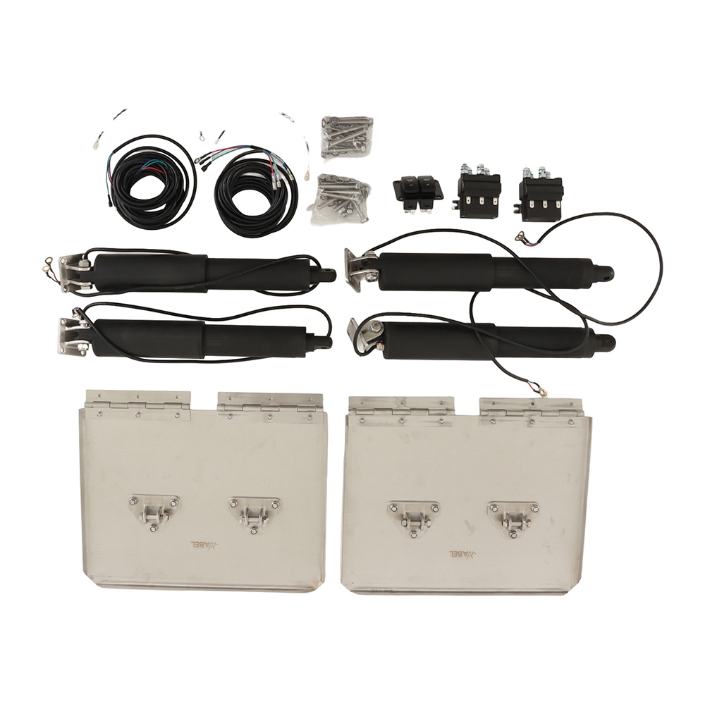 Abel Edge-Mount Electric Trim Tab Kit 12V 12 x 16in 