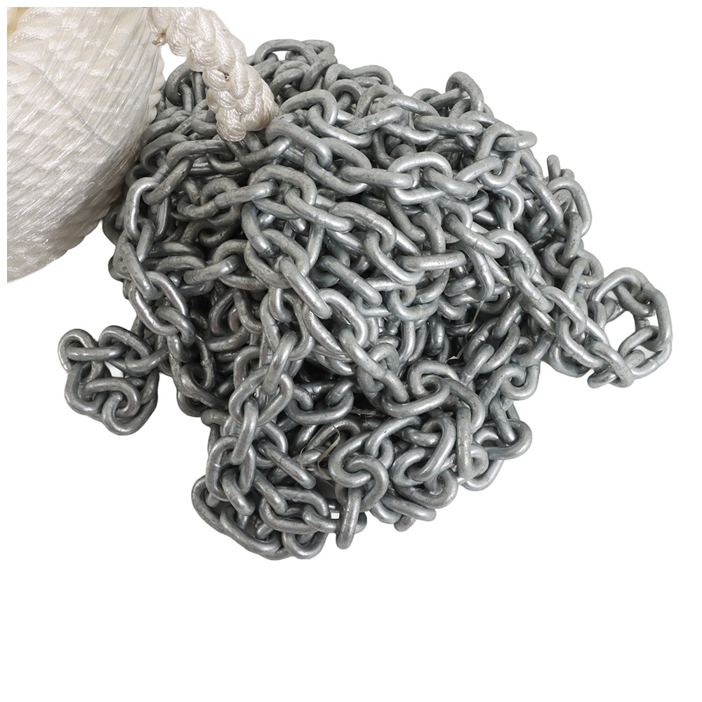 Abel 3-Strand Nylon Anchor Rope & Galvanised Chain Kit - 24mm x 100m Rope + 12mm x 20m Chain