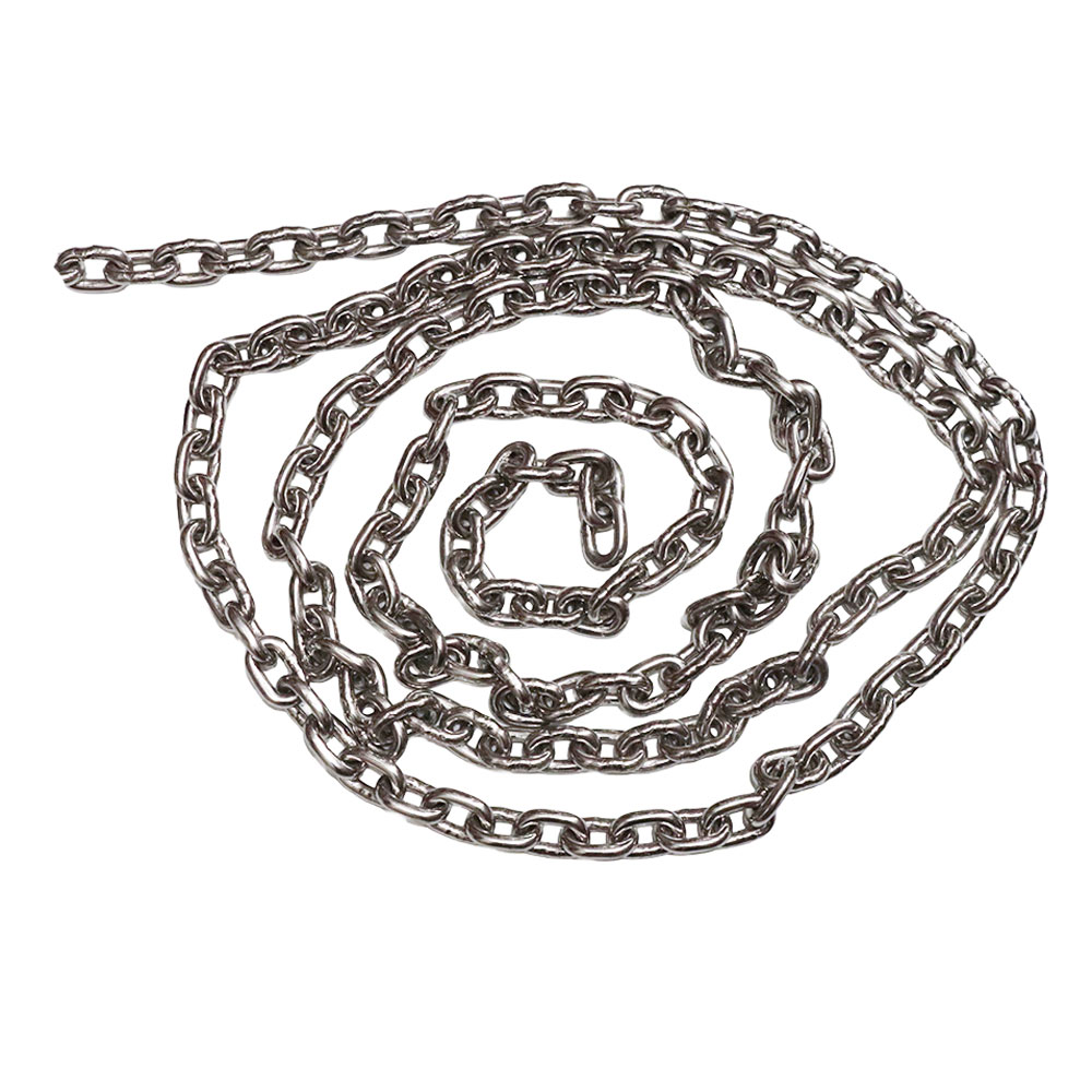 Stainless Steel Anchor Chain DIN 766 - Sold per Metre 6mm