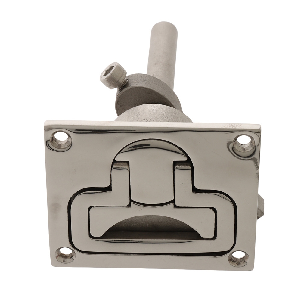 Stainless Steel Flush Turning Hatch Latch Small