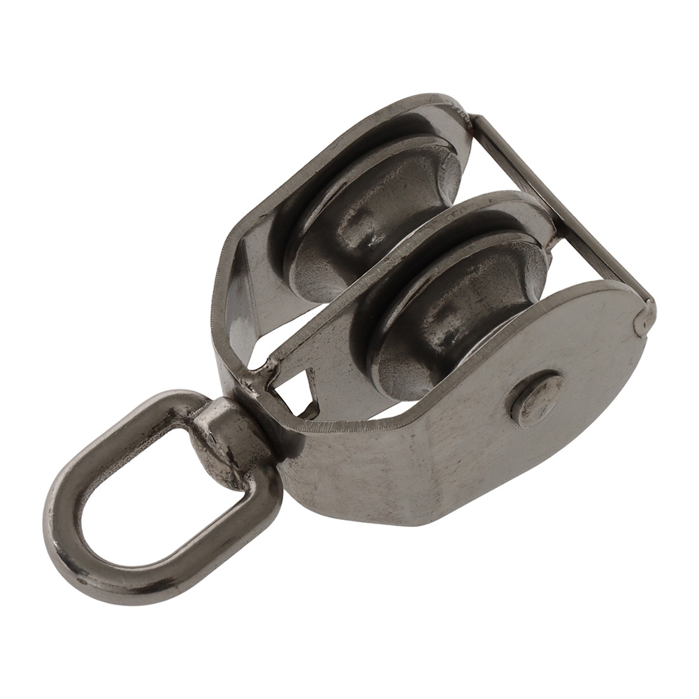 Stainless Steel Double Swivel Block Medium
