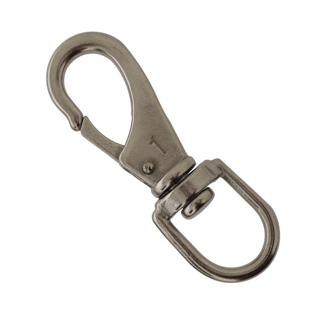 Stainless Steel Fixed Eye Snap Hook Small 83 x 15mm