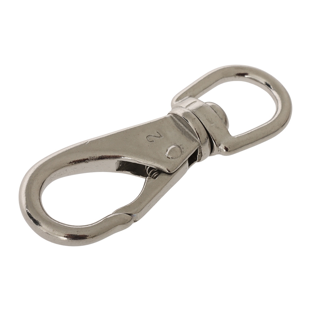 Stainless Steel Fixed Eye Snap Hook Medium 94 x 19mm