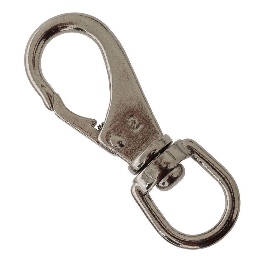 Stainless Steel Fixed Eye Snap Hook Medium 94 x 19mm