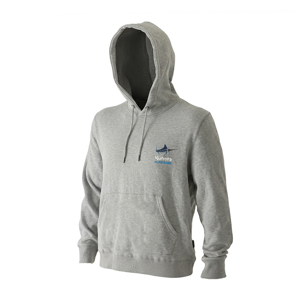 Shimano Kubota Billfish Classic Lead The Game Pullover Hoodie Grey