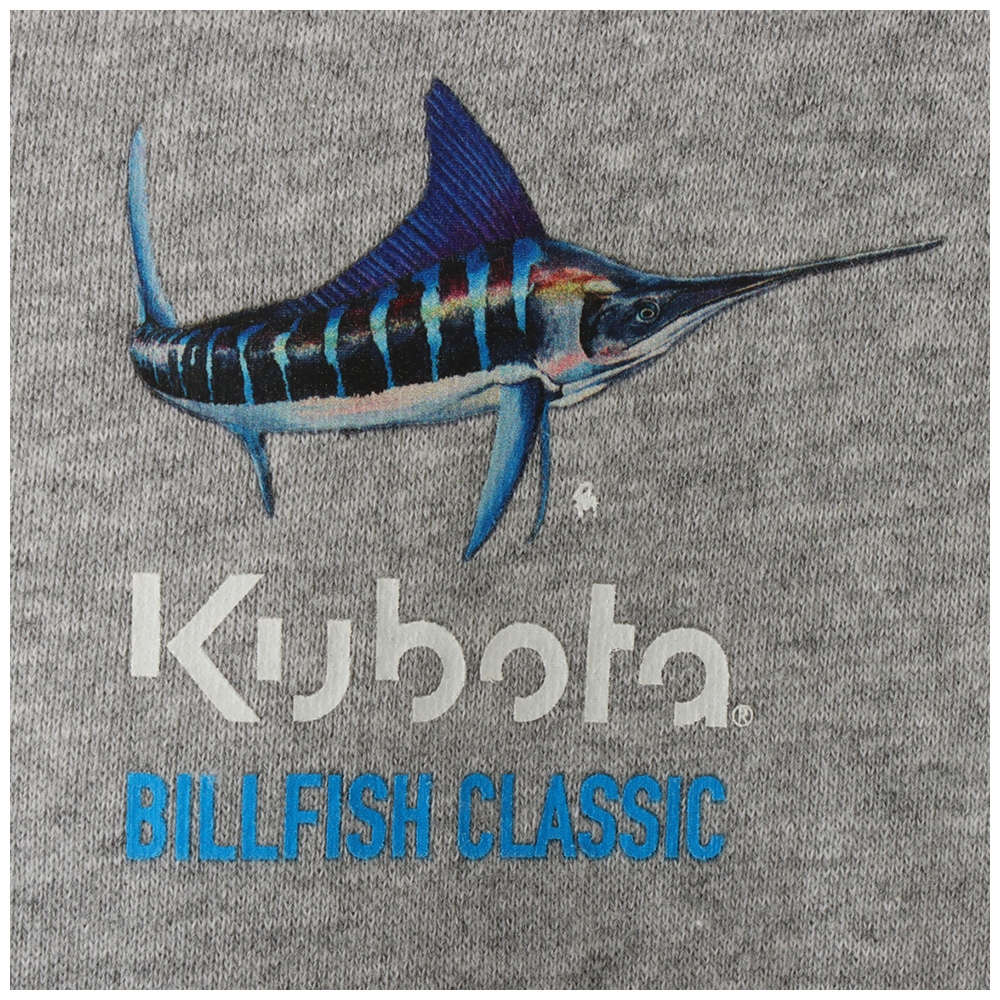 Shimano Kubota Billfish Classic Lead The Game Pullover Hoodie Grey