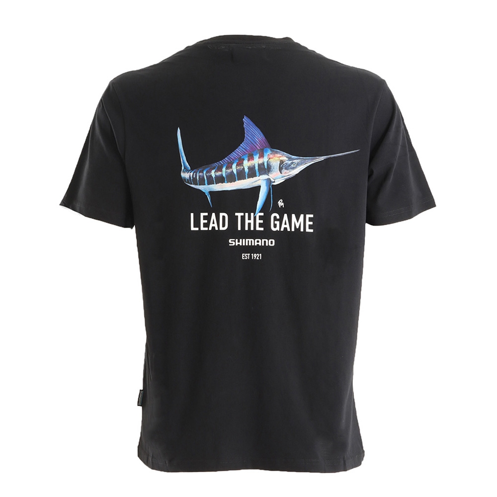 Shimano Kubota Billfish Classic 2025 Lead The Game Mens T-Shirt Black