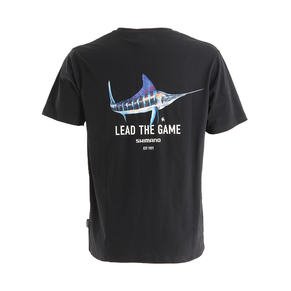 Shimano Kubota Billfish Classic Lead The Game Mens T-Shirt Marlin Large