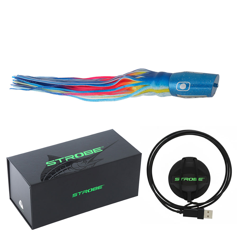 Glowbite Blinky Strobe Game Lure 420mm Blue Flyer
