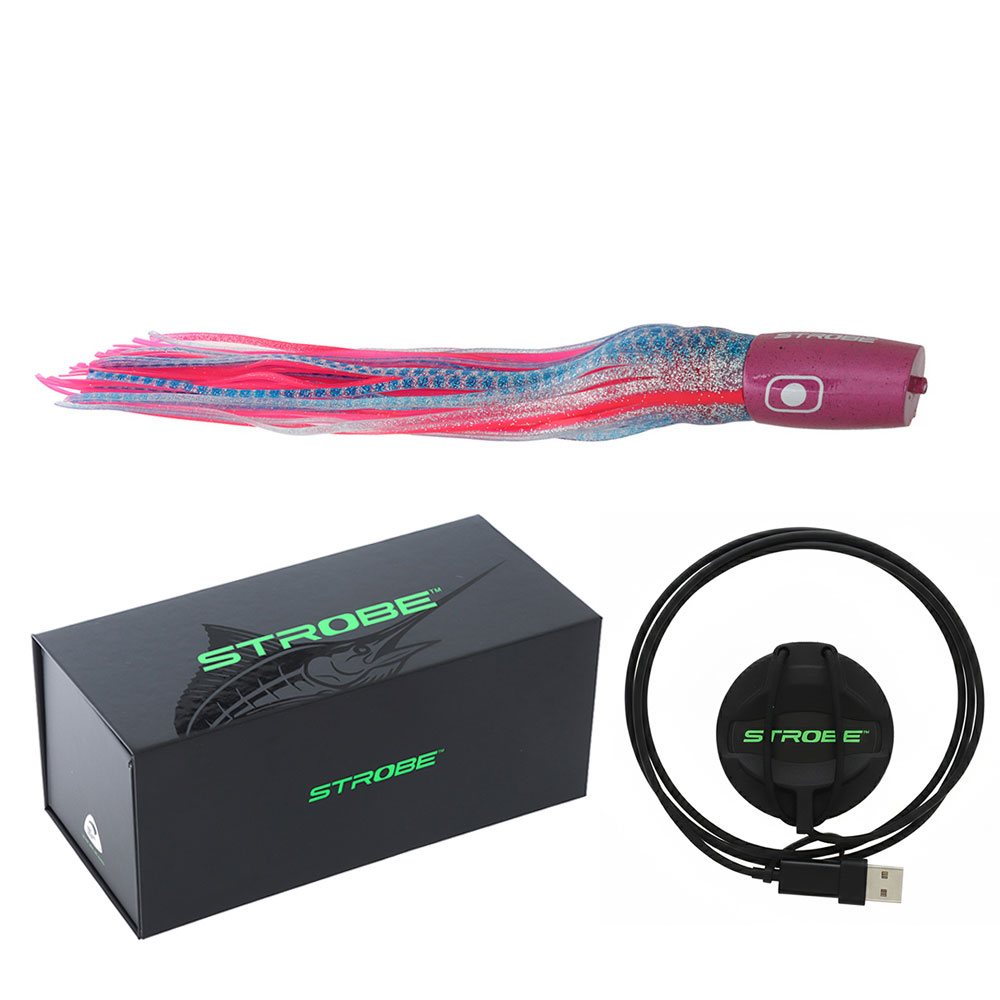 Glowbite Cyborg Strobe Game Lure 370mm Pink Kandy