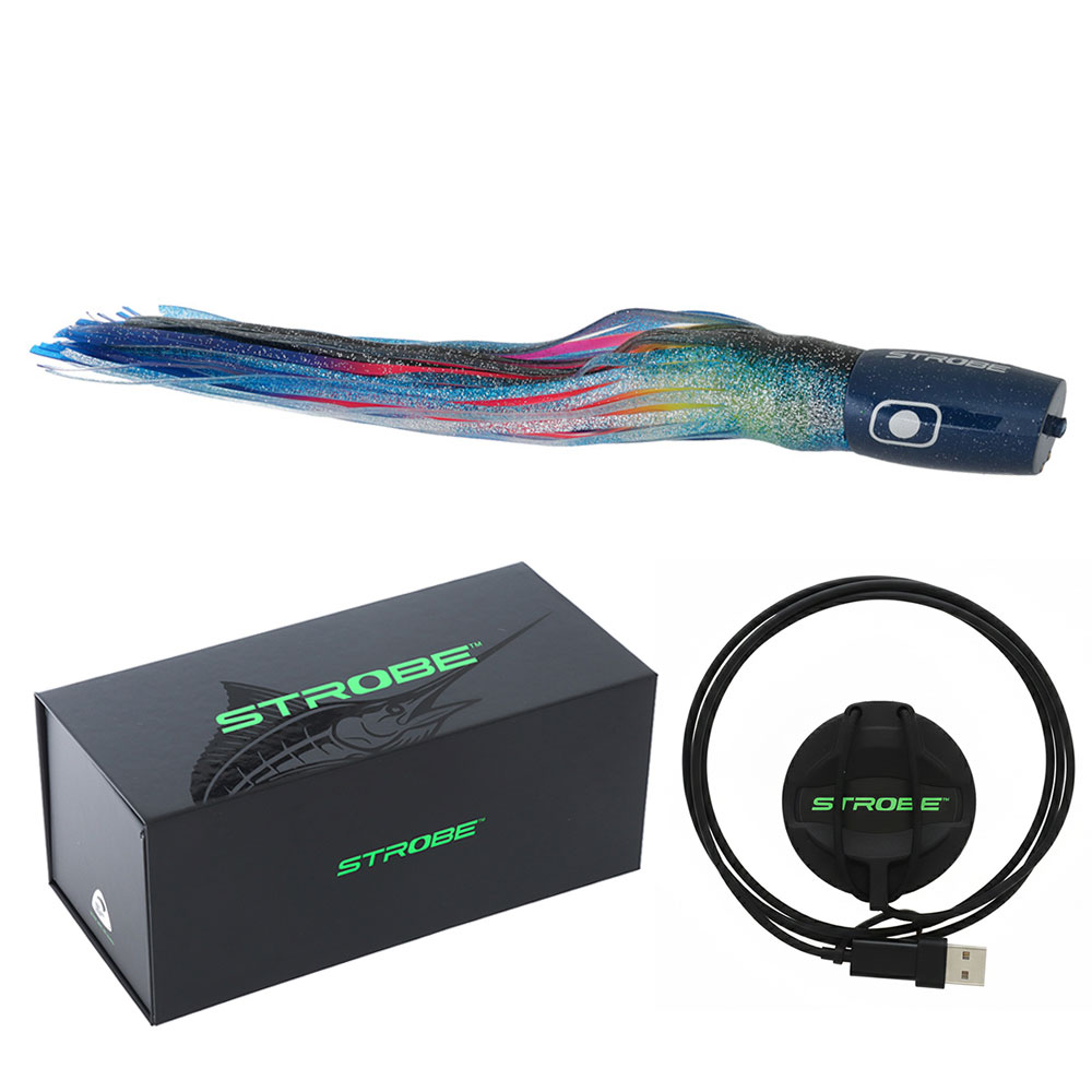 Glowbite Cyborg Strobe Game Lure 370mm Deep Blue
