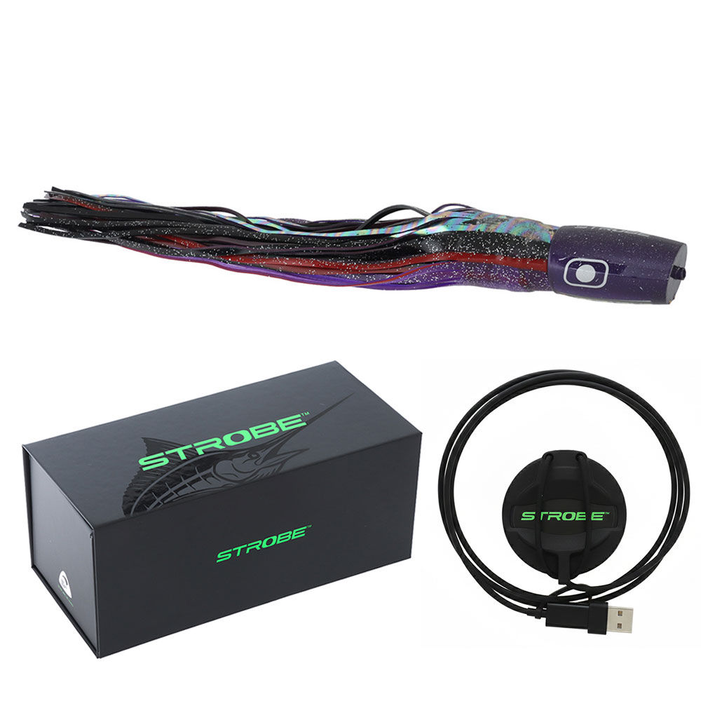 Glowbite Cyborg Strobe Game Lure 370mm Deep Purple