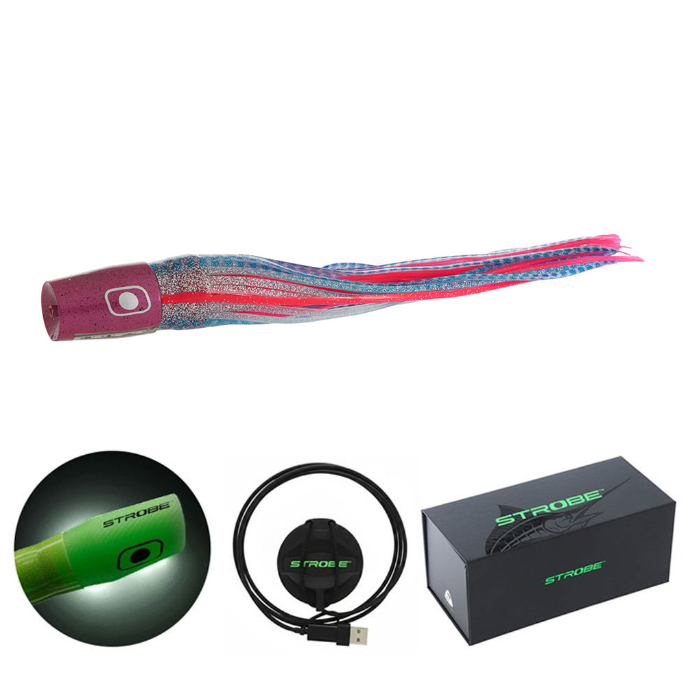 Glowbite Dr Spok Strobe Game Lure 340mm Pink Kandy