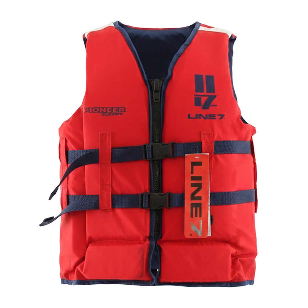 Line 7 Pioneer Buoyancy Aid Watersports Vest Red/Navy Adult XS 40kg and Up