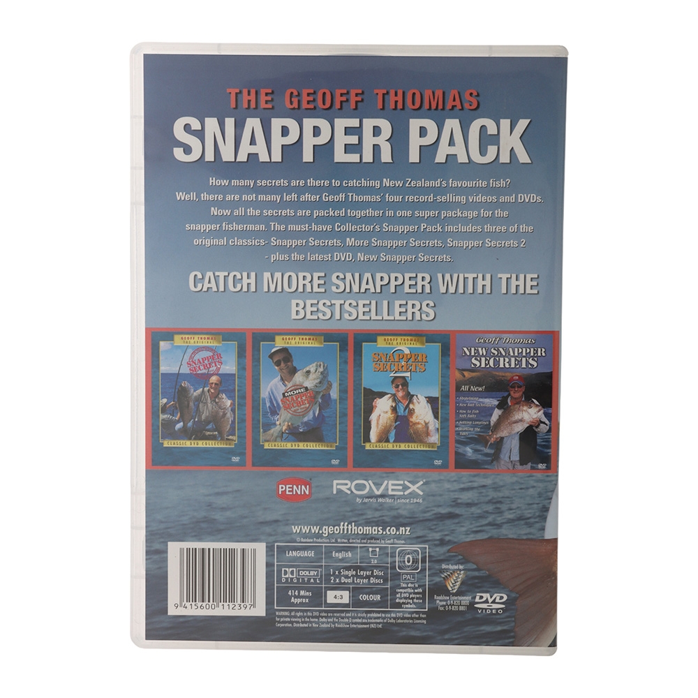 Geoff Thomas Snapper Pack 3-Disc Special Edition DVD